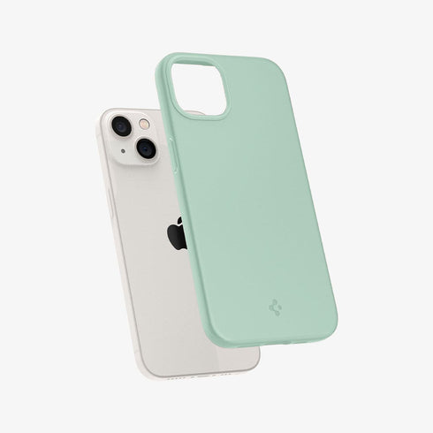 ACS03674 - iPhone 13 Pro Max Case Thin Fit in black showing the back